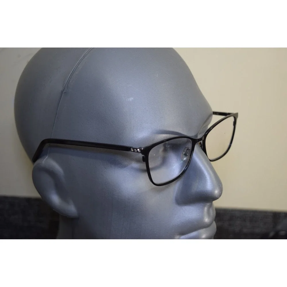 Vera Wang V914 BK Black Cat Eye Eyeglasses Frames 53-16-140 Crystal‎ Accents
